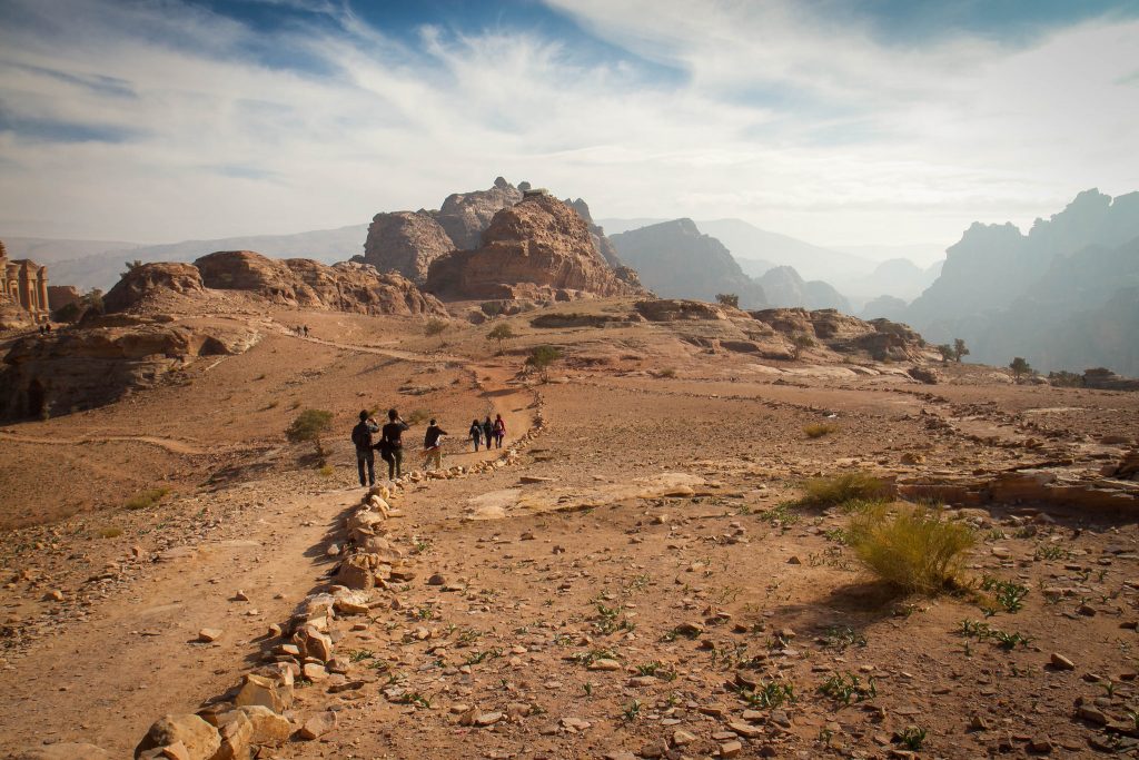 Hiking in Petra