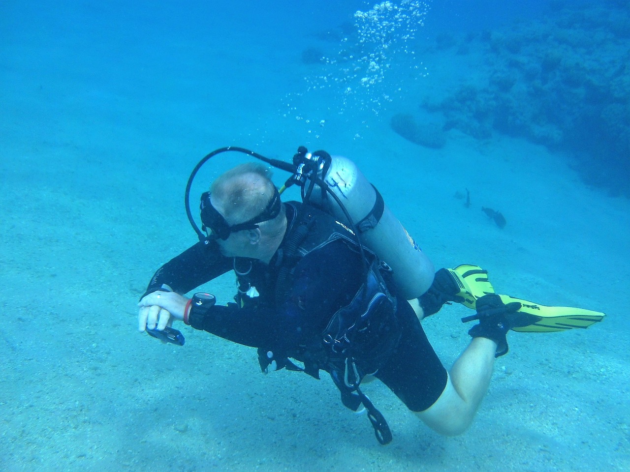 Diving is a popular activity in Eilat.