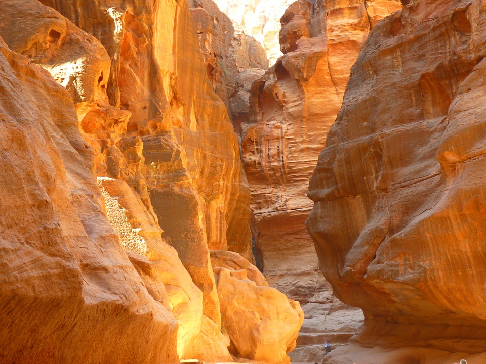 The Siq Canyon in Petra