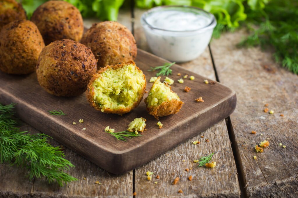 street food in jordan falafel
