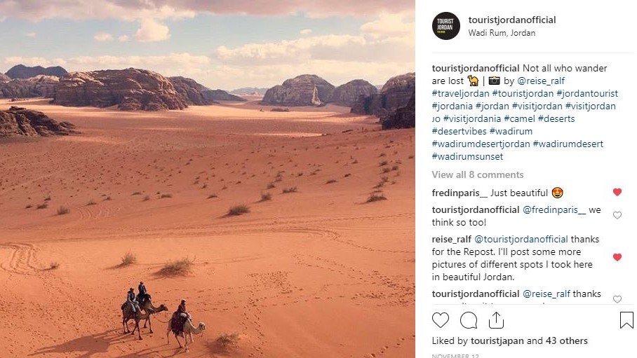 Instagram Wadi Rum