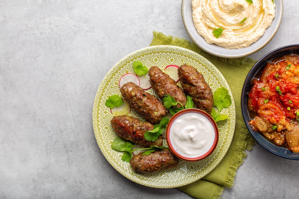 jordanian food beef kofta